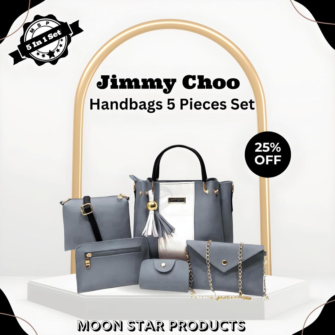 Stylish women's Hand's bags set -5 pcs Leather Collection