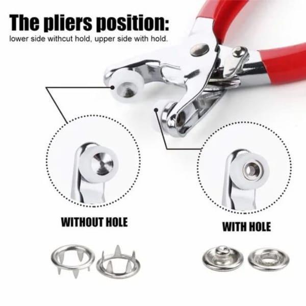 Tich button clipper machine with bottons