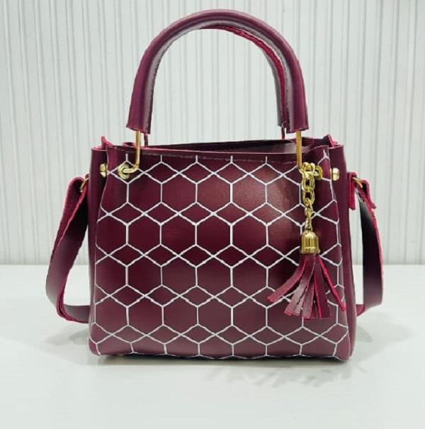 Women's PU leather Printed shoulder bags