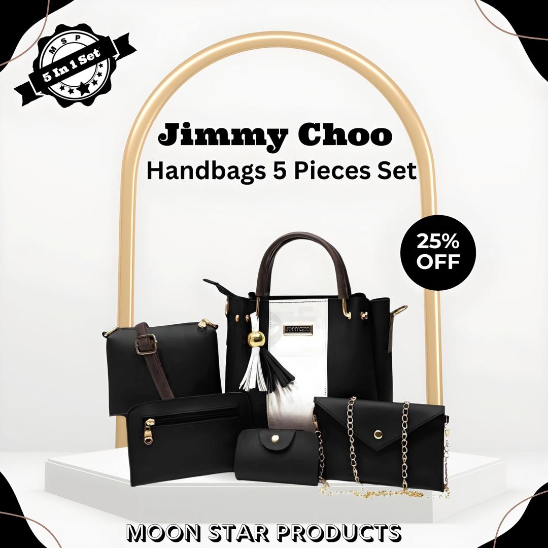 Stylish women's Hand's bags set -5 pcs Leather Collection