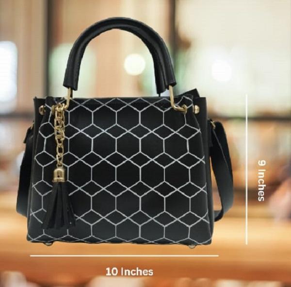 Women's PU leather Printed shoulder bags