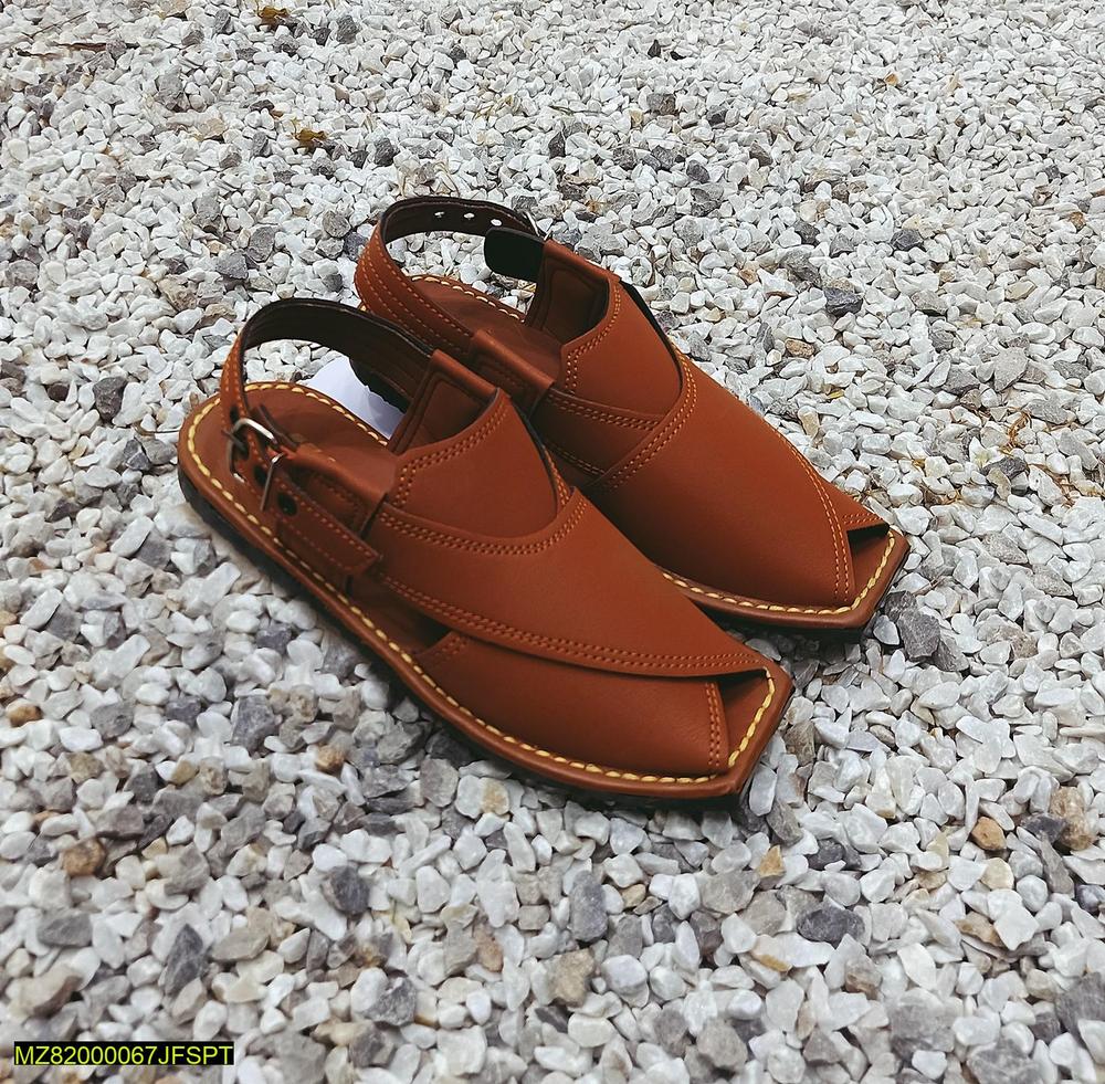 Japspot-Mens handmade New Peshwari Chappal JF017 beige
