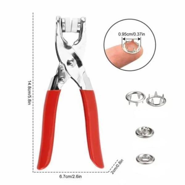Tich button clipper machine with bottons