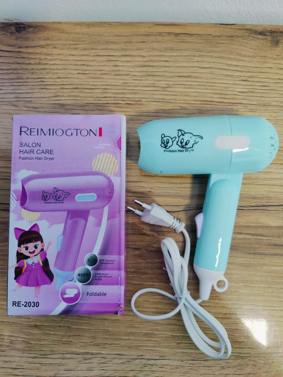 Fast drying lightweight Hair dryer 1000 watts with 2 heat& sitting
