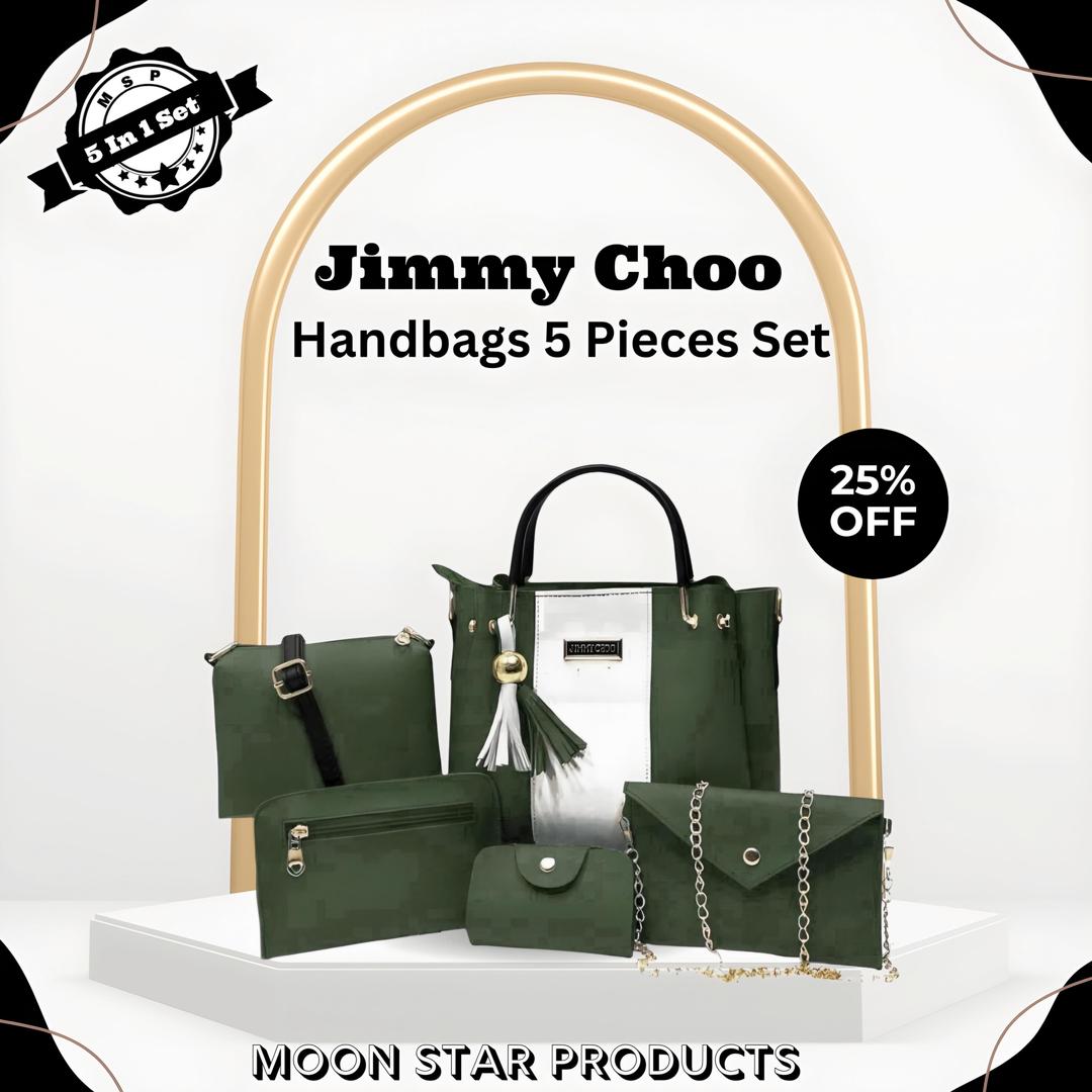 Stylish women's Hand's bags set -5 pcs  Leather Collection