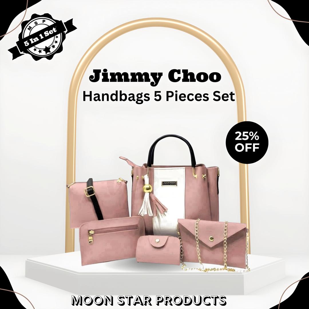 Stylish women's Hand's bags set -5 pcs  Leather Collection