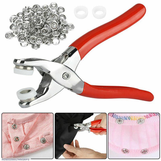 Tich button clipper machine with bottons